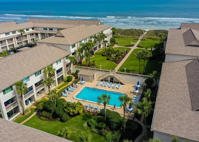 Oceanfront Townhouse With Shared Pools, Ocean View, Wifi, W/D, And Central Ac Fort Matanzas